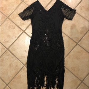 1920s inspired flapper dress